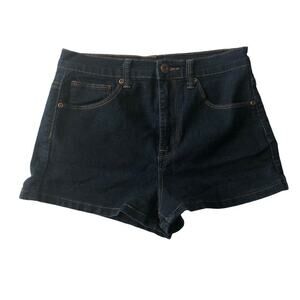 Forever 21 Womens Shorts Size 26 Dark Wash Blue Jean Shorts High Rise Dark Wash